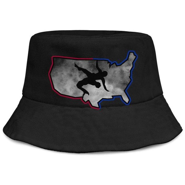 usa wrestling bucket hat