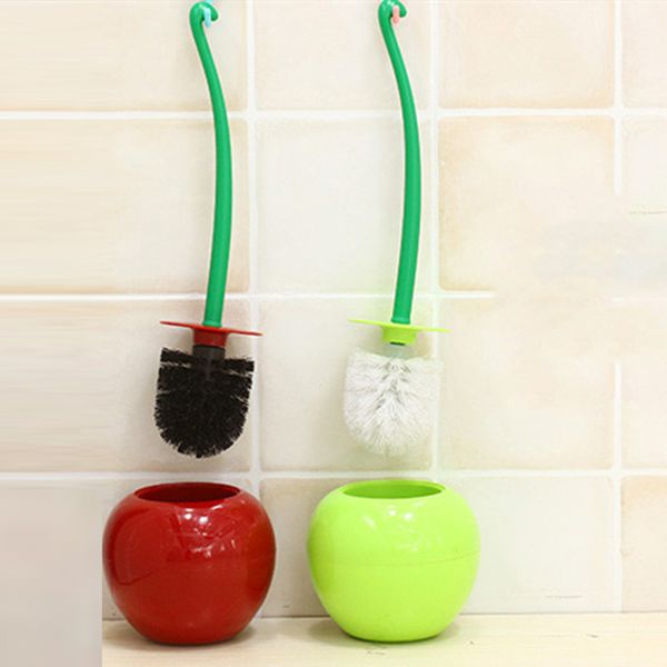 

cherry shape cleaning bathroom toilet brush holder standing set lavatory toilet brush holder bathroom accessories