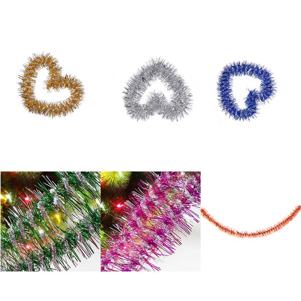 

christmas double dragon colorful ribbon garland for christmas tree ornaments 6 colors
