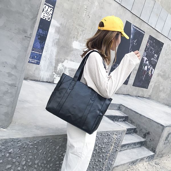 

women luxury leather designer handbags large capacity tote shoulder crossbody bags for women messenger bag 2019 sac a main