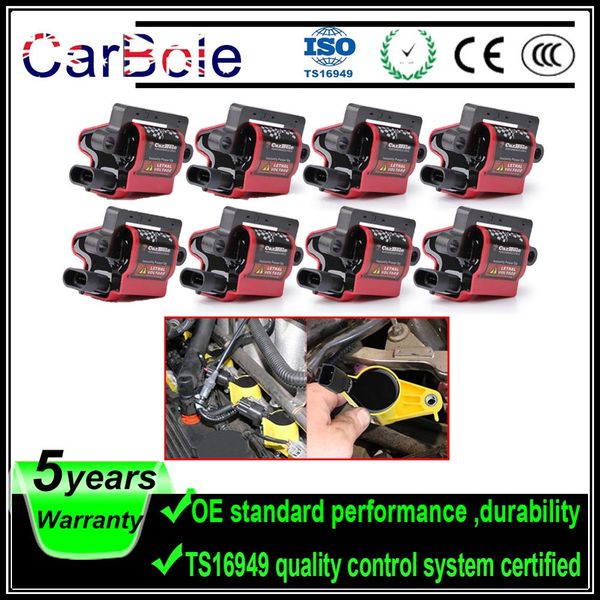 

carbole 8 pcs uf271 square ignition coils for gmc for express 1500 2500 3500 workhorse fastrack ft1061 uf-271