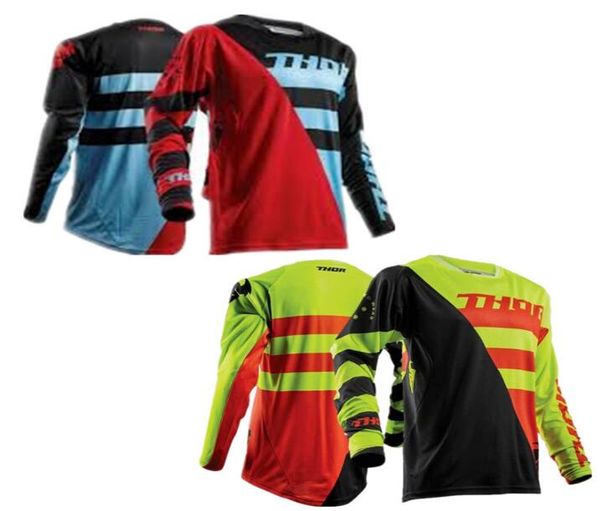 

thor mountain bike downhill jacket off-road motorcycle racing breathable bicycle cycling jersey t-shirt
