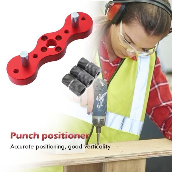 

pocket hole jig set angle drill guide set puncher locator jig drill for woodworking carpenter straight hole drilling tool