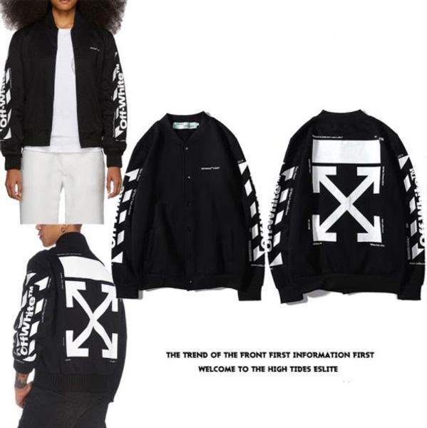 

European american brand new jacket cla ic leeve triped print ba eball jacket men women tand collar ingle brea ted black weater coat, Black;brown