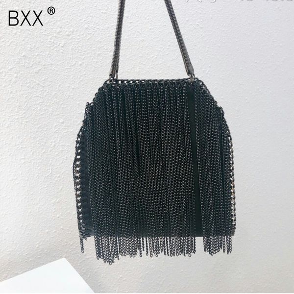 

bxx] качество кожа pu crossbody сумка для женщин 2020 цепь кисточкой дизайн плеча сумки lady сумки и кошельки hk240