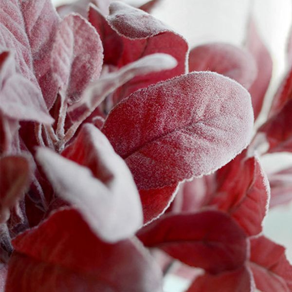

artificial flower arrangement home decor flocking wedding party ear leaves faux european style silk table simulation