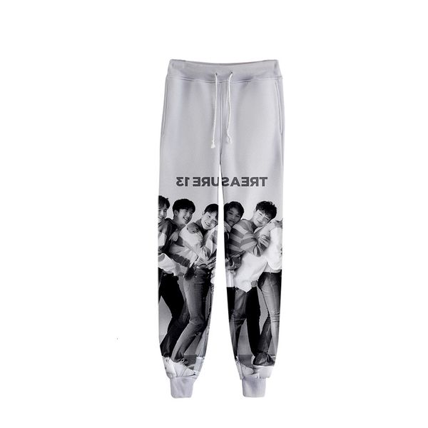

2019 treasure 13 group close 3d leisure time bottom-tied trousers, Black;green
