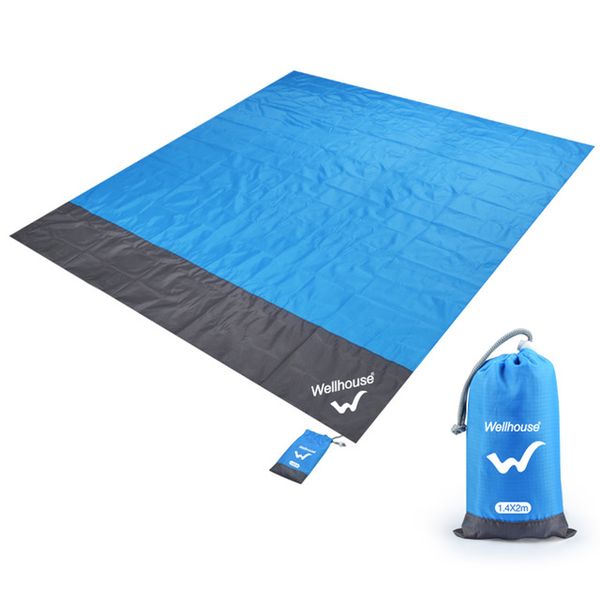 Waterproof Beach Blanket Light Floor Mat Camping Mat With Its Own