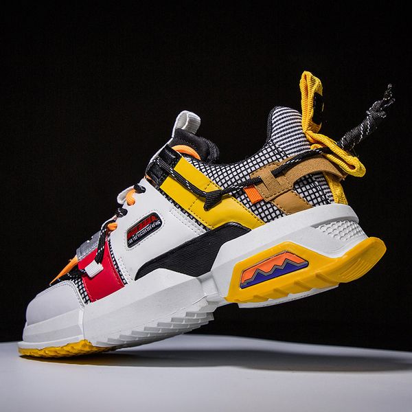 

men sneakers leather designer mix color comfortable men sports running shoes tennis walking dad shoes zapatos de mujer