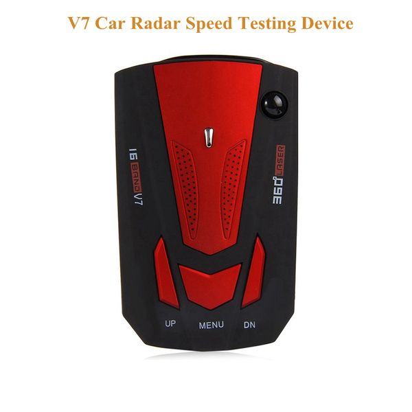

car 16 band voice alert warning v7 lcd display car speed testing system