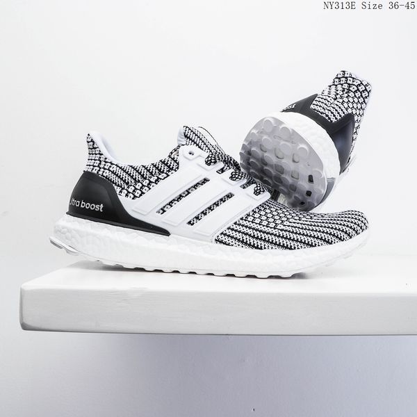 

2019 ultra boost 4.0 running shoes knitted surface breathable cny black multi color men womens sneakers size 36-45