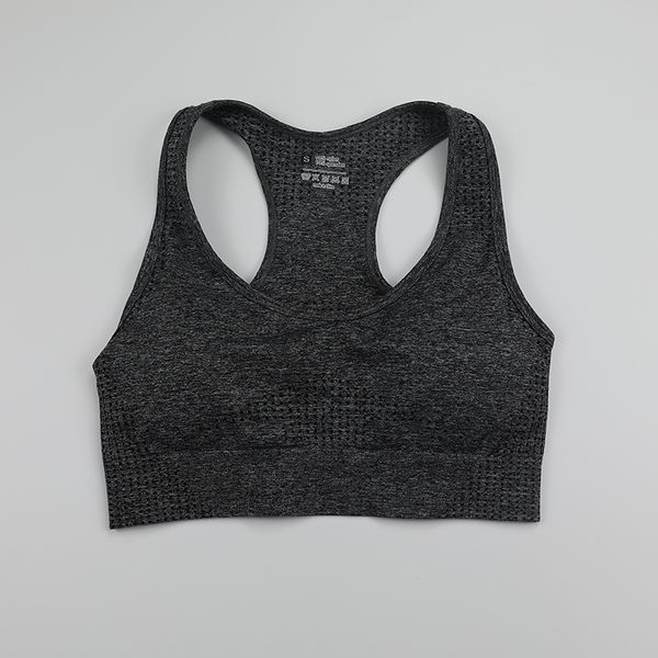 

gym clothing racerback sports bras for women vital seamless yoga bra with removable pads fitness crop high impact workout activewear, White;black