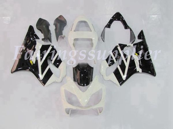 

новый (литье под давлением) abs обтекатель комплекты подходят для honda cbr600 f4i 2001 2002 2003 f4i 01 02 03 обтекатели комплект белый чер
