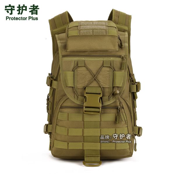 

both shoulders package nylon waterproof wear resistant tear resistance outdoor hiking climbing travel tactical backpack
