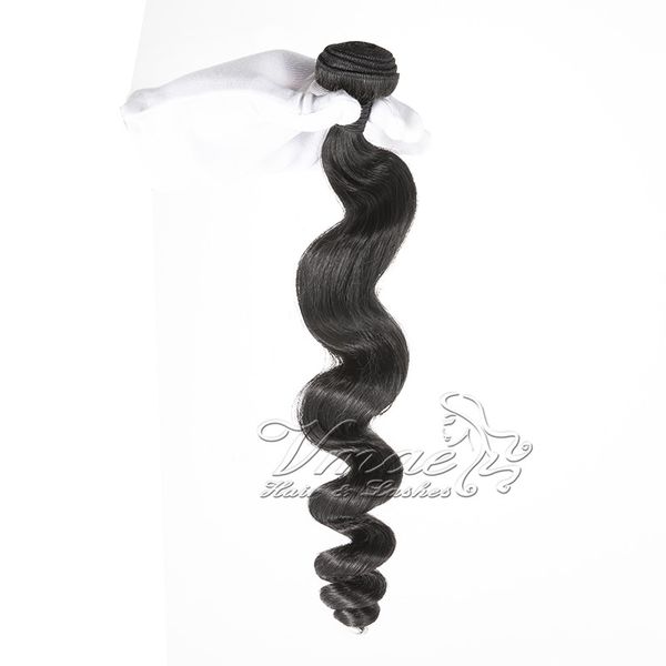 

vmae 100% unprocessed loose wave new arrival brazilian virgin hair burmese hair weft weave piece hair extensions natrural soft, Black