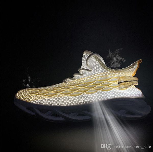 

non-brand mens black white gold casual shoes triple black white outdoor lightweight sports sneakers cool des chaussures size 39-44