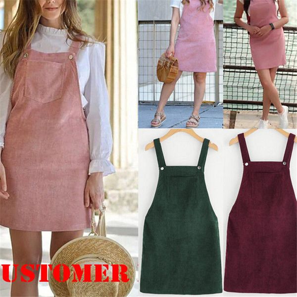 

women's casual sleeveless solid front pockets jumpsuit overalls bib skirts harem a-line skirt jumpsuit rompers, Black;white