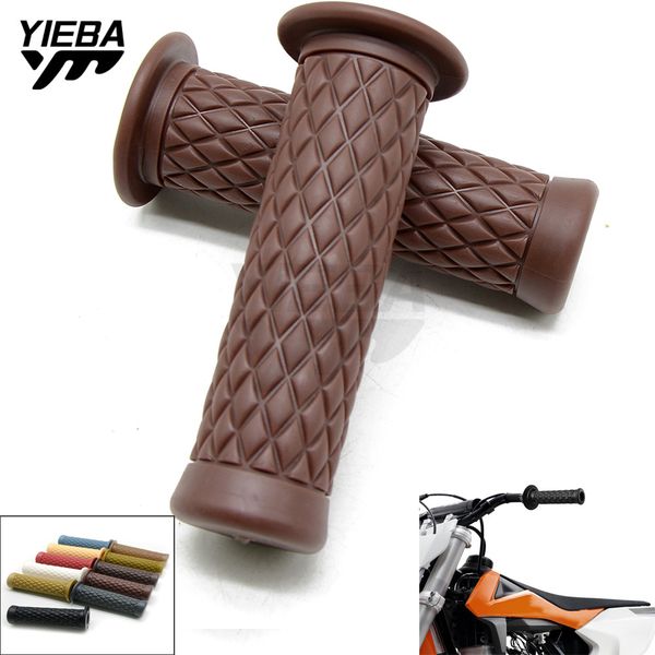 

22mm silicone soft handle bar hand grips for pit dirt bike motorcycle black handle bar hand grips handlebar petro