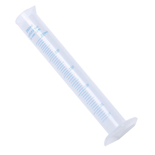 

cylinder height 31.5 cm cup plastic, 250 ml liquid measurement