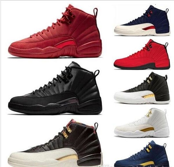 

утепленные wntr 12 12s mens basketball обувь gym red wings колледж вмс черный cny быки французского синие мужчины спорт кроссовки размер