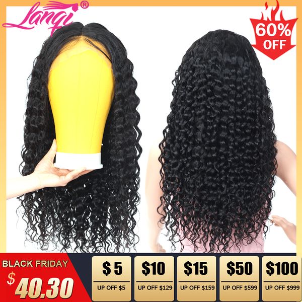 

hd transparent lace wig water wave lace front wig brazilian 13x4 glueless front human hair wigs for women remy 150% density, Black;brown