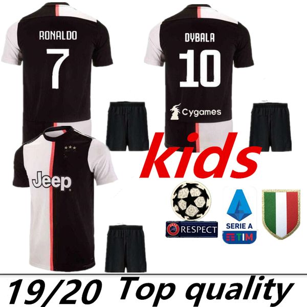 

Juventu occer jer ey kid 2019 20 ronaldo dybala higuain pjanic marchi io child 2019 2020 cami eta de futbol hirt uniform kit
