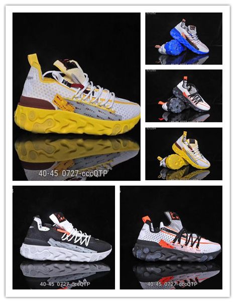 

2019 new arrival react element 87 breathable running shoes mens eact runner mid wr ispa athletic sports sneakers size 40-45
