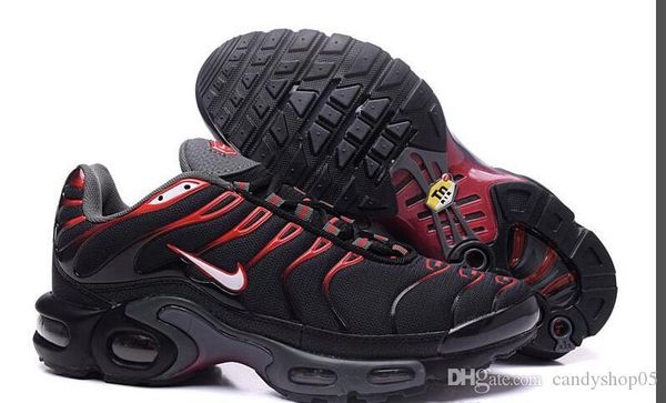 

original tn mercurial sneakers chaussures homme tn basketball shoes men womens zapatillas mujer mercurial tn running shoes 36-46, Black