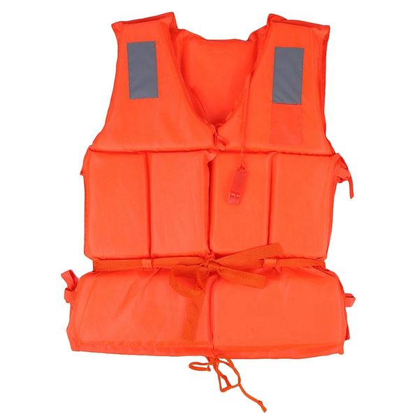 

1pcs univesal life vest jacket swimming boating beach outdoor survival aid safet y jacket for child with whistle