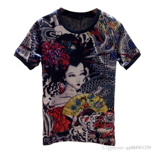 

new 20ss mens summer fashion tee short sleeve mens t shirt gold velvet beauty print t-shirt designer clothing golf t shirt size m-3xl, White;black