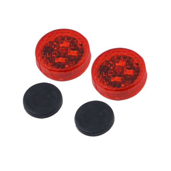 

yilongfan 2pcs/set flashing warning light led car strobe red light door lights self anti-collision magnetic control car-styling
