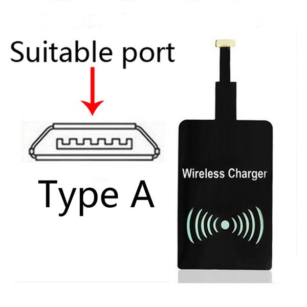 

universal qi wireless charger transmitter patch receiver adapter pad for samsung iphone 6 6s 5 5s xiaomi huawei meizu nokia htc