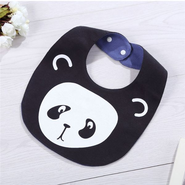 

cotton lovely cartoon animal panda baby bibs newborn infant toddler bibs burps clothes waterproof saliva towels baberos apron