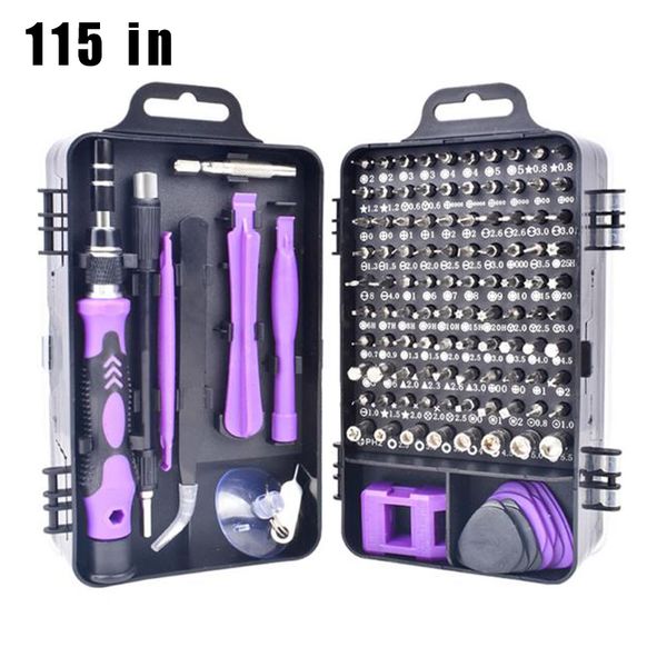 

115 in 1 magnetic precision screwdriver set computer watch phone repair tool kit multi tools kits ferramenta repairing