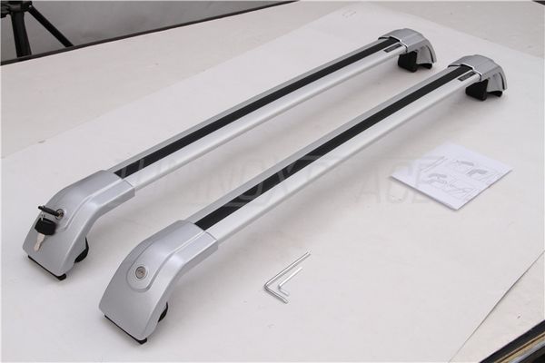 

silver baggage crossbar cross bars roof racks rail fit for nissan rogue x-trail 2014-2020 lockable