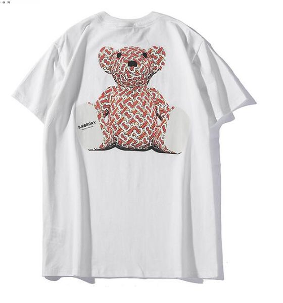 

Свободный пост медведь футболка 2019 летом новый вышитый патч с узором с короткими