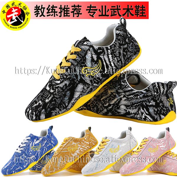 

colored shiny wushu shoes taolu kungfu shoes martial arts professional competition for men women boy girl adults kids