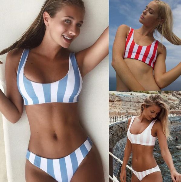 

сексуальные женщины полосатый бикини набор женщин купальники пуш-ап мягкие купальники купальный костюм пляж носить пиджаки