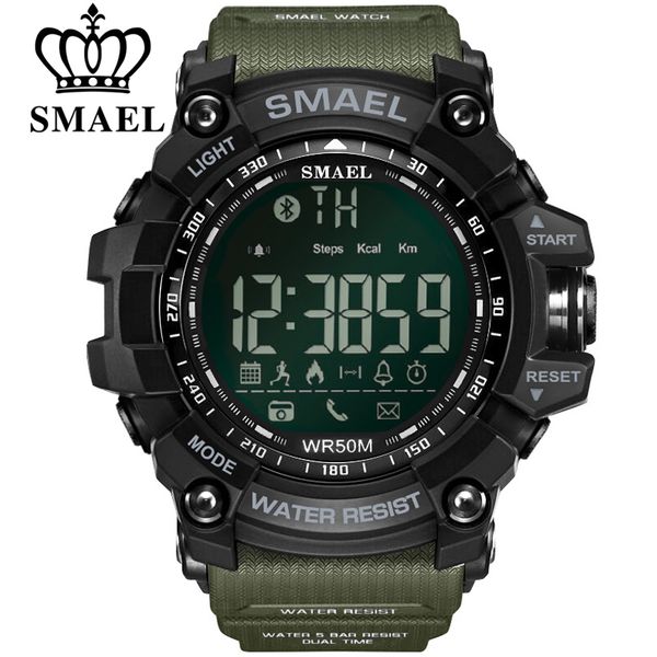 

smael mens chronograph watches sport male clock sarmy watch men multifunction waterproof led digital watch for man, Slivery;brown