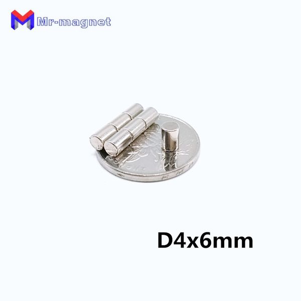 Magneti per frigo imanes precipitosi 50 pezzi 4 x 6 mm disco super resistente 4x6 magnete pratico diametro 4x6 mm 46 d4x6 d46 magnete al neodimio