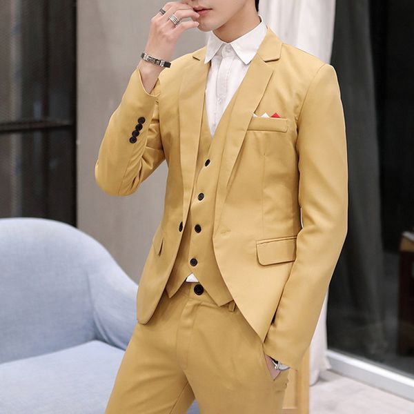 

shujin 2019 solid men blazers one button casual mens suit jacket spring business slim fit suit coats wedding party formal jacket, White;black