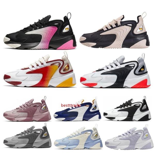 

новейший zoom 2k tekno мужчины женщины кроссовки 2000 обувь тройной черный белый дизайнер мужские кроссовки спортивная обувь кроссовки разме
