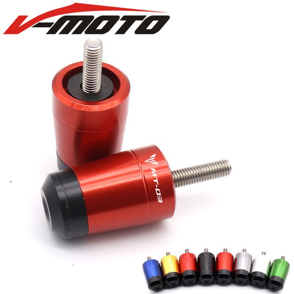

motorcycle 7/8'' 22mm handlebar grips handle bar cap end plugs for yamaha mt-03 mt03 2004-2018 05 06 07 08 09 10 11 12 13 14 15