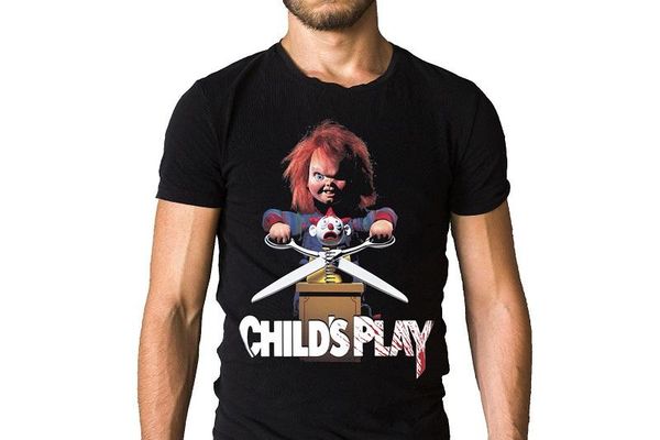 

пользовательские рубашки моды 2018 детский play o - образным вырезом с коротким рукавом футболки для мужчин, White;black