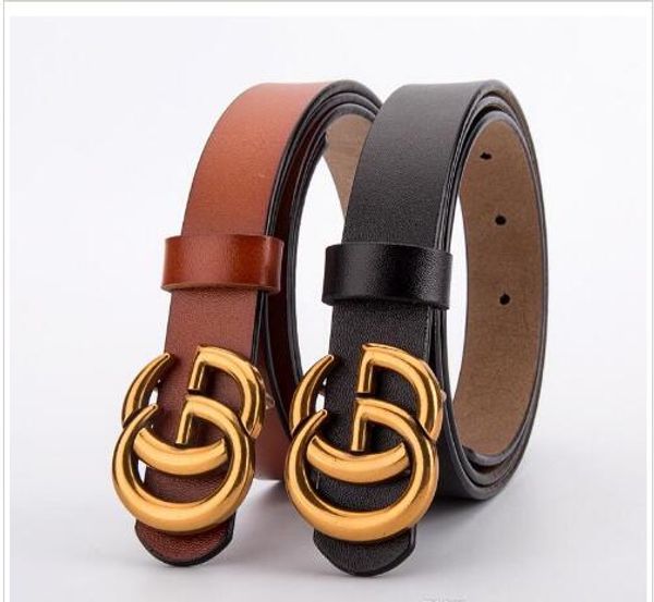 

2019 men designers genuine leather belt gold silver letter buckle waistband belts belt no box qwd, Black;brown