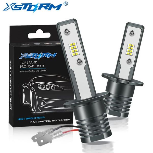 

2pcs car fog lamp h1 h3 led fog lights bulbs with csp led chips super white 12v