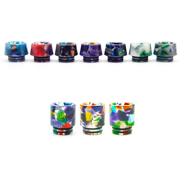 

810 Drip tip flower Mushroom Shape Epoxy Resin Mouthpiece smoking accessories for 810 Atomizer Tanks DHL Free