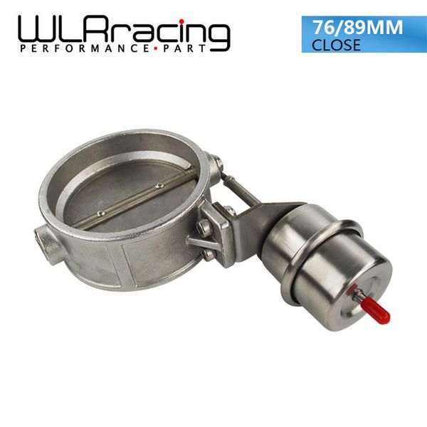 

wlr racing - new vacuum activated exhaust cutout 3'' 76mm or 3.5" 89mm close style pressure: about 1 bar wlr-ecv04/05
