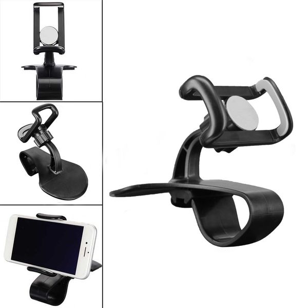 

Cell Phone Holder Car Mount Universal Windshield Car Air Vent Dashboard Bracket Support 360 Degree Rotating Phone Stands With Strong Clamp