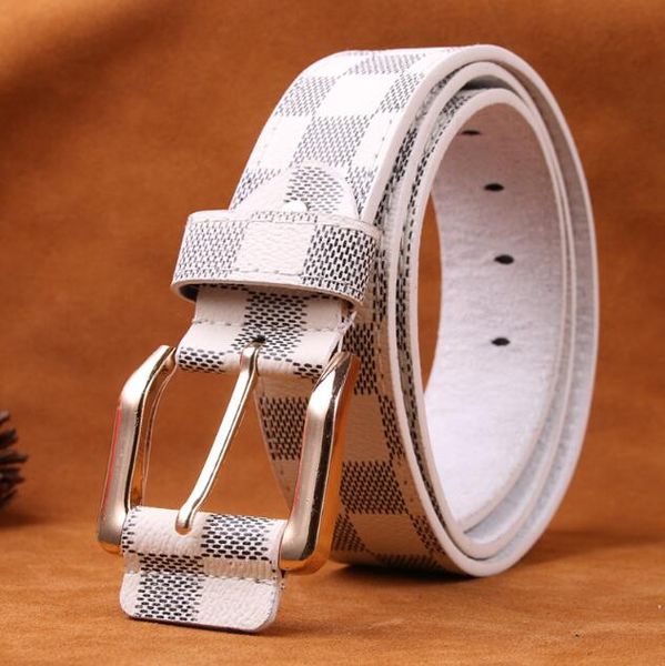 

2020hi-tie 8 style new designer genuine leather pin buckle luxury casual men belt blue red brown cowbody jeans belt strap cintos, Black;brown